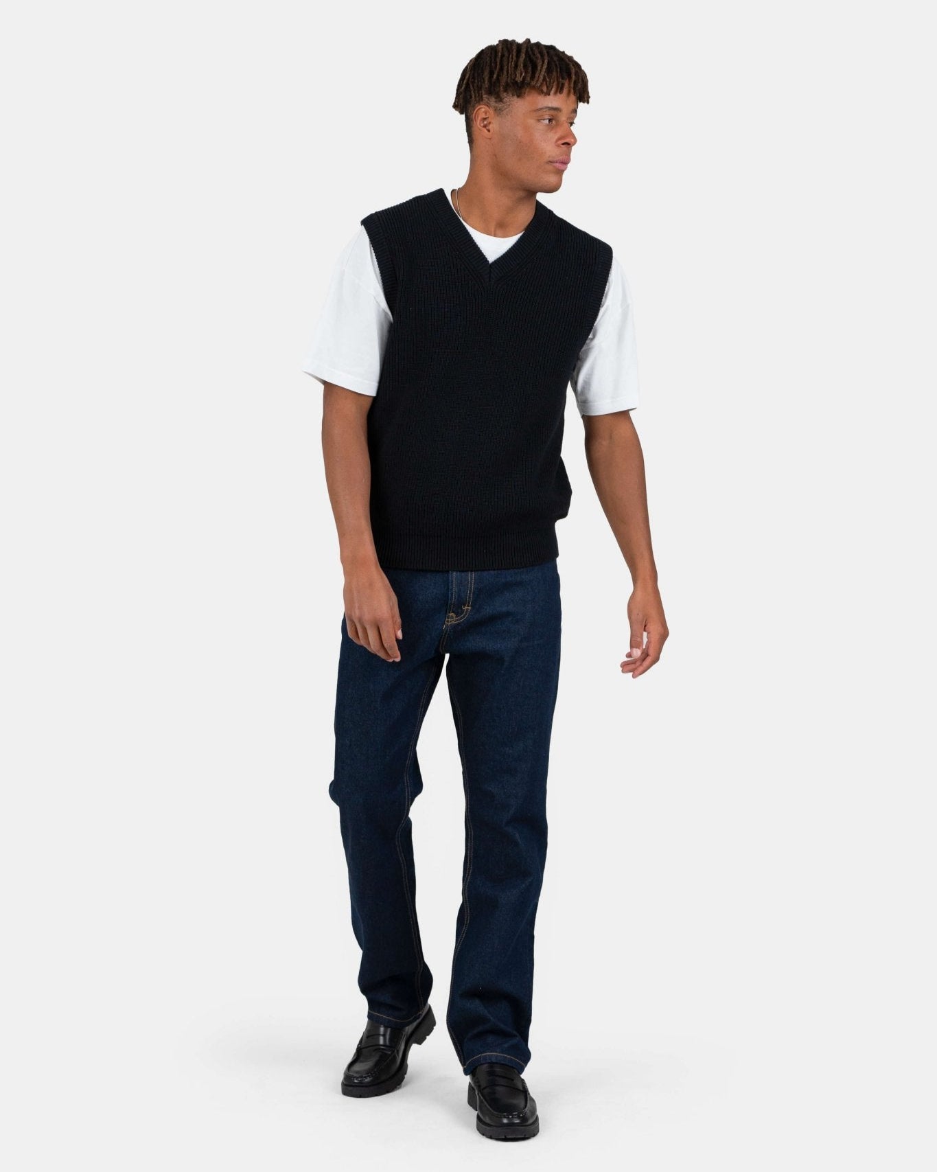 Strikvest Sort | Skagen - clothing.dk